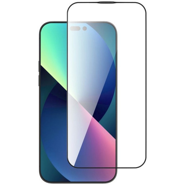 Folie de protectie Devia sticla Star Series Full Screen Entire View pentru iPhone 14 Pro Max, Black