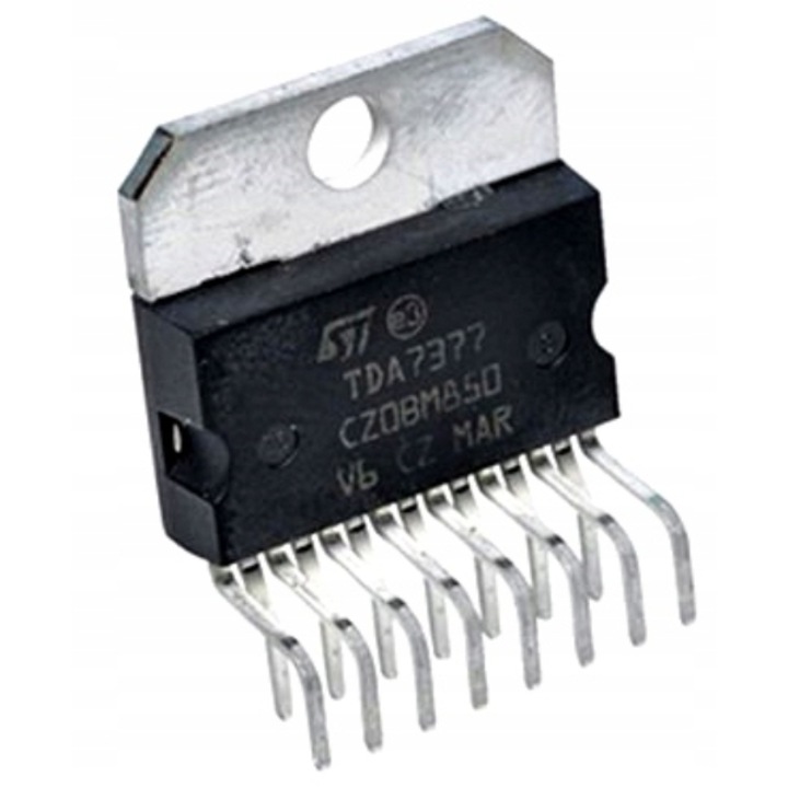 Усилвател чип TDA7377 ZIP-15 FV 2x30W, STMicroelectronics