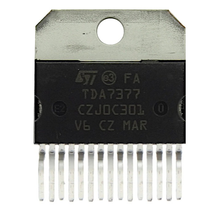 Cip amplificator TDA7377 ZIP-15 FV 2x30W, STMicroelectronics