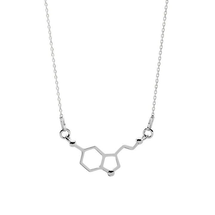 Colier „Serotonina” – Argint 925 placat cu aur, simbol al fericirii si echilibrului interior, Giorre