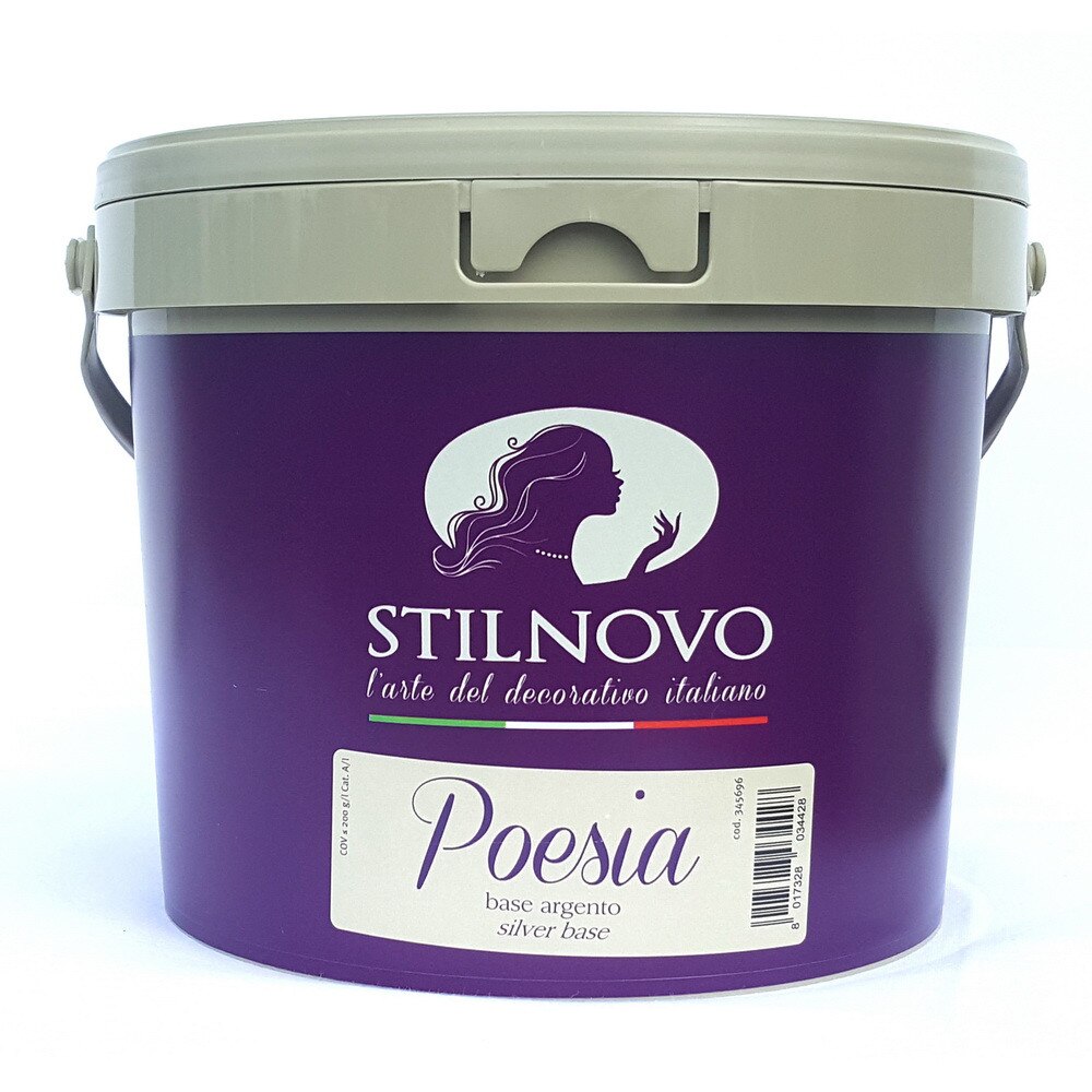 Vopsea decorativa Stilnovo Poesia - 2.5l, Galben P.007