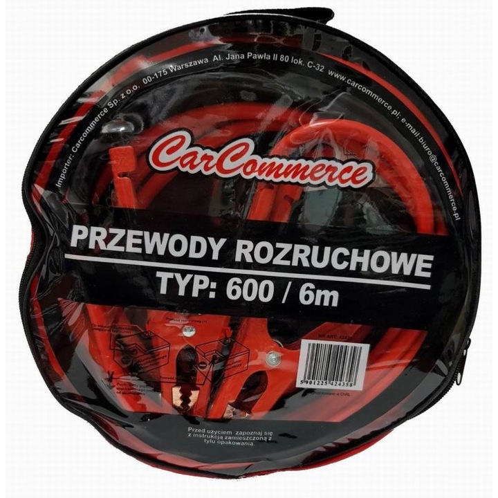 Áramkábel 600A 6m, 01340 Amio