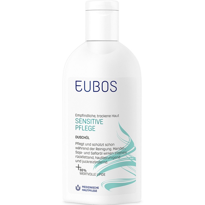 Ulei de dus, Eubos, Sensitive, 200 ml