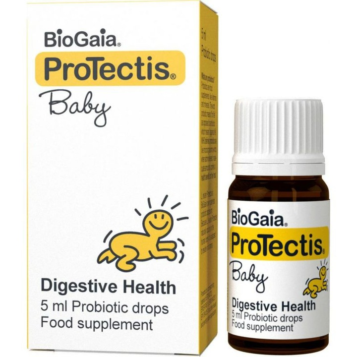 Supliment alimentar, Bio Gaia Protectis, Pentru sistemul digestiv, Picaturi, 5 ml