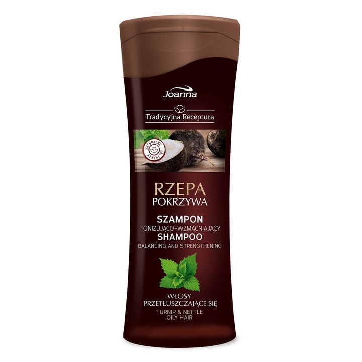Sampon, Joanna, Traditional Recipe, cu nap si urzica, 300 ml
