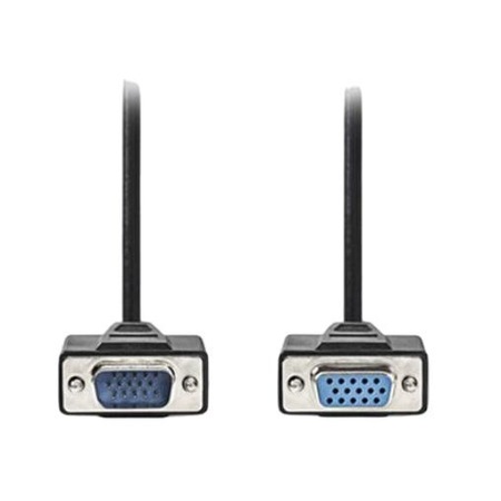 Nedis Cavo VGA 3,0 Metri – Maschio-Maschio Per Monitor E Proiettori (Nero)