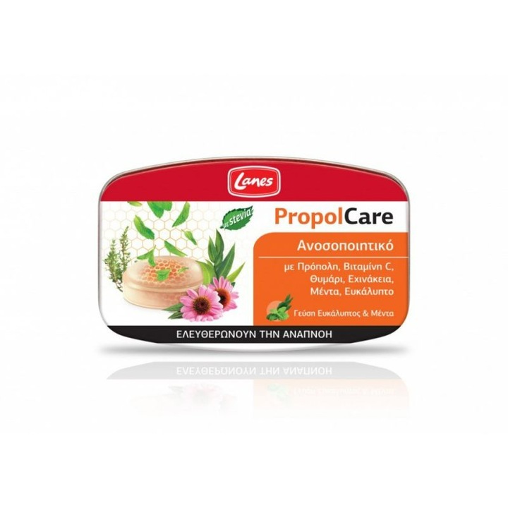 Bomboane Propol Care, Lanes, Eucalipt/Menta, Complex de plante, Natural