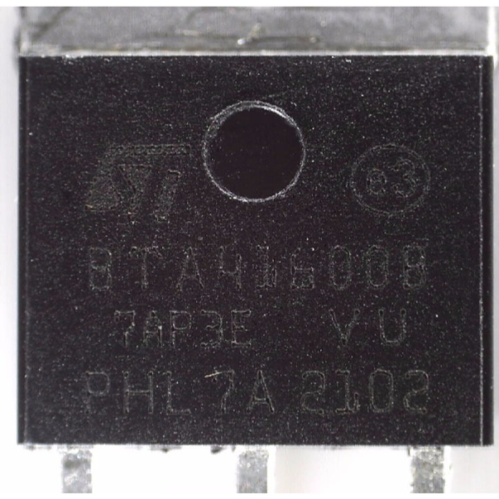 Триак BTA41, STMicroelectronics, 40 A, 600 V