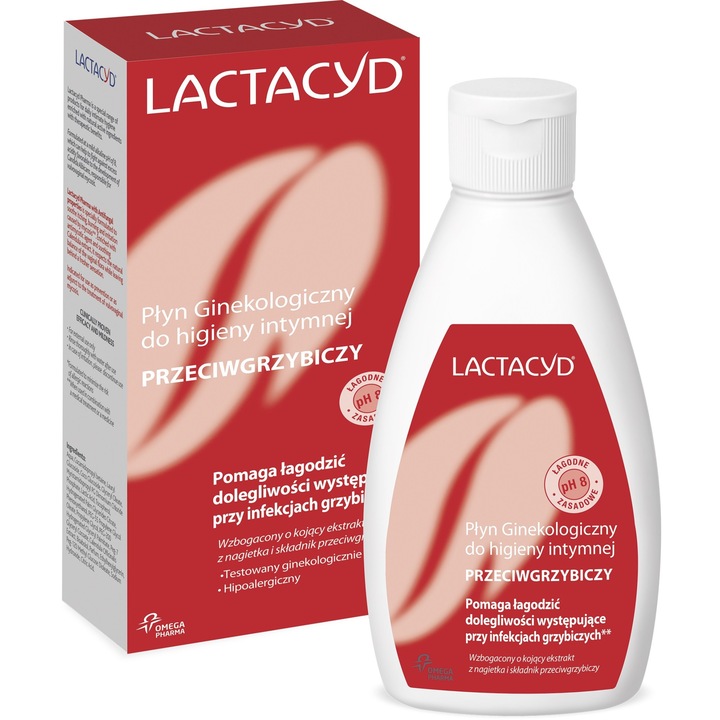 Lotiune igiena intima, Lactacyd, Antifungic, 200ml
