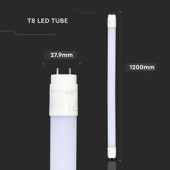 V-TAC T8 LED fénycső (216273) (vtac216273)