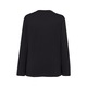 Bluza copii, cu maneca lunga, din bumbac 100%, JHK Jersey, negru, 7-8 ani