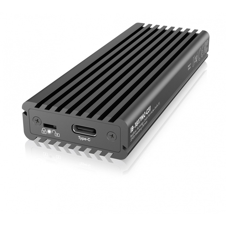 Case Rack SSD, Icy Box, USB C, черен