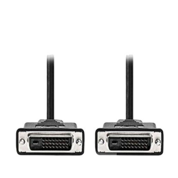 Kábel, Nedis, 2xDVI-D dual 24+1 dual pin, 3m, fekete