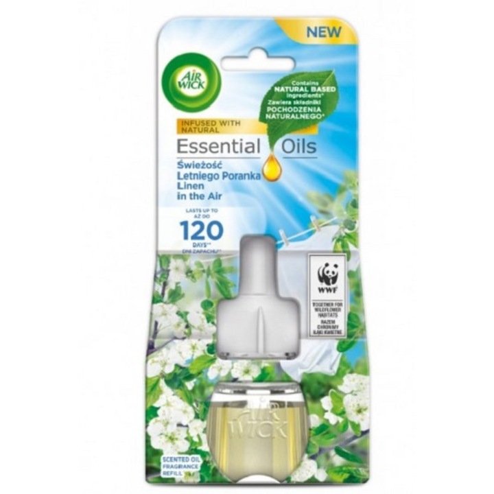 Електрически освежител за стая Reserve Air Wick, Fresh Bedding, 19 мл