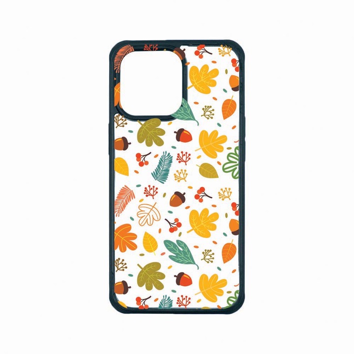 Husa Premium Antisoc Policarbonat/TPU, Compatibila Cu Apple iPhone 13 Pro, Autumn, Rezistenta la socuri, Protectie Camera, AP 108