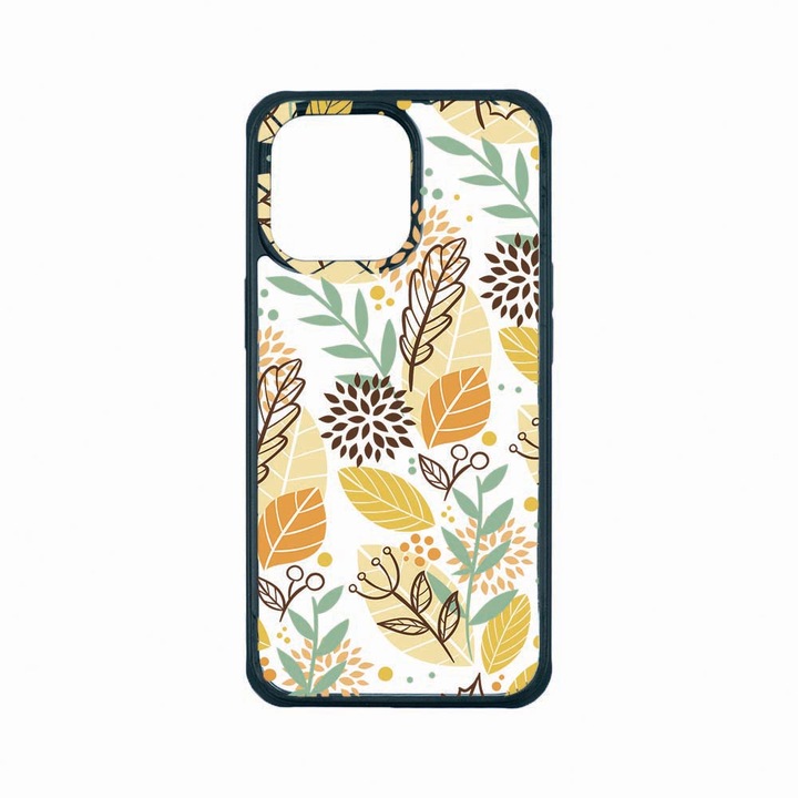 Husa Premium Antisoc Policarbonat/TPU, Compatibila Cu Apple iPhone 13 Pro, Autumn, Rezistenta la socuri, Protectie Camera, AP 109