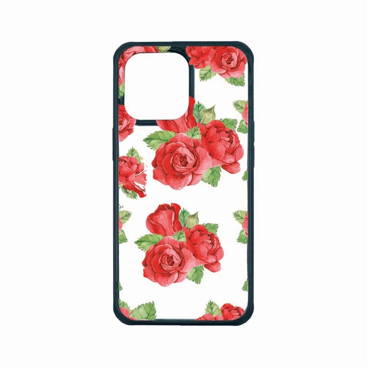 Husa Premium Antisoc Policarbonat/TPU, Compatibila Cu Apple iPhone 13 Pro, Rose, Rezistenta la socuri, Protectie Camera, AP 97