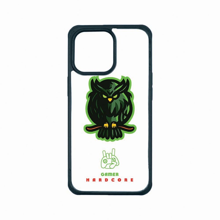 Husa Premium Antisoc Policarbonat/TPU, Compatibila Cu Apple iPhone 13 Pro, Gamers Hardcore, Rezistenta la socuri, Protectie Camera, AP 288