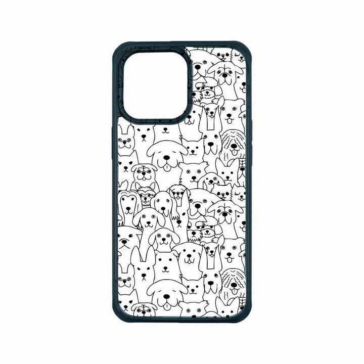 Husa Premium Antisoc Policarbonat/TPU, Compatibila cu Apple iPhone 13 Pro, Poppies, Rezistenta la socuri, Protectie Camera, AP 745