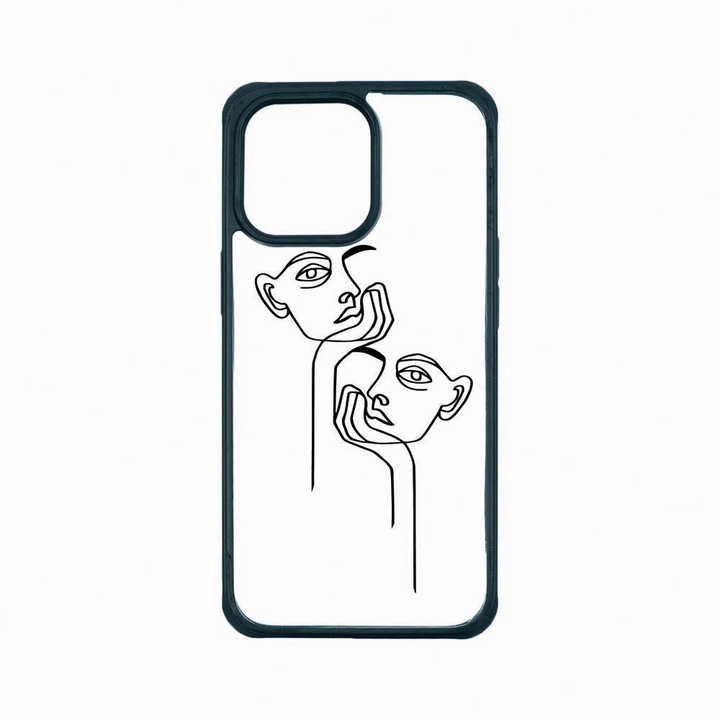 Husa Premium Antisoc Policarbonat/TPU, Compatibila cu Apple iPhone 13 Pro, Boring, Rezistenta la socuri, Protectie Camera, AP 737