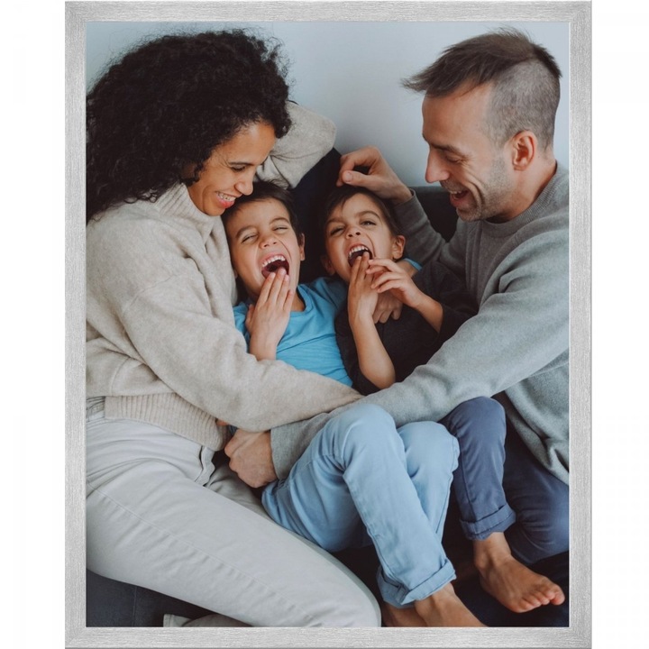 Rama foto 40x50 cm argintie