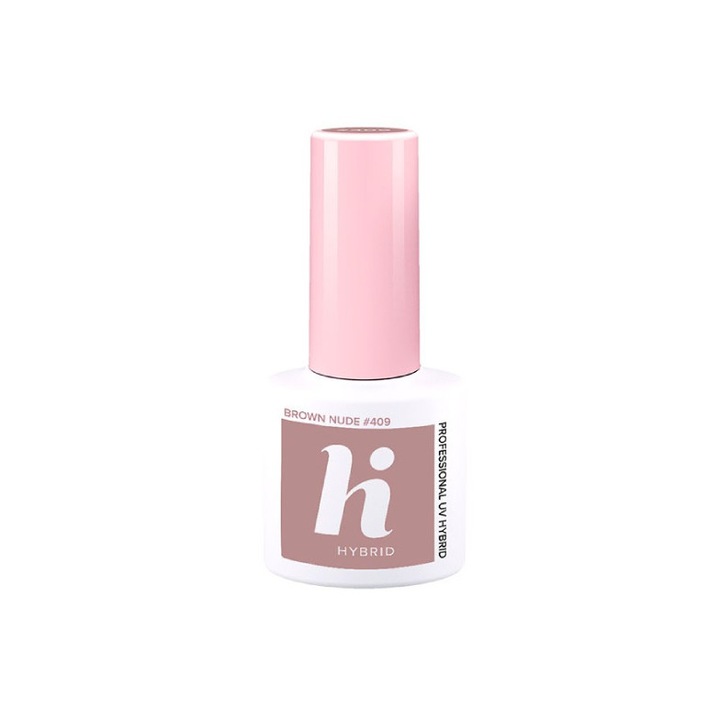 Lakier hybrydowy 409 Brown Nude 5ml