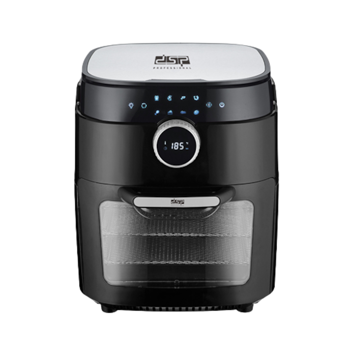 Friteuza fara ulei Berdsen 5L, 1500W, compacta, usor de curatat, negru