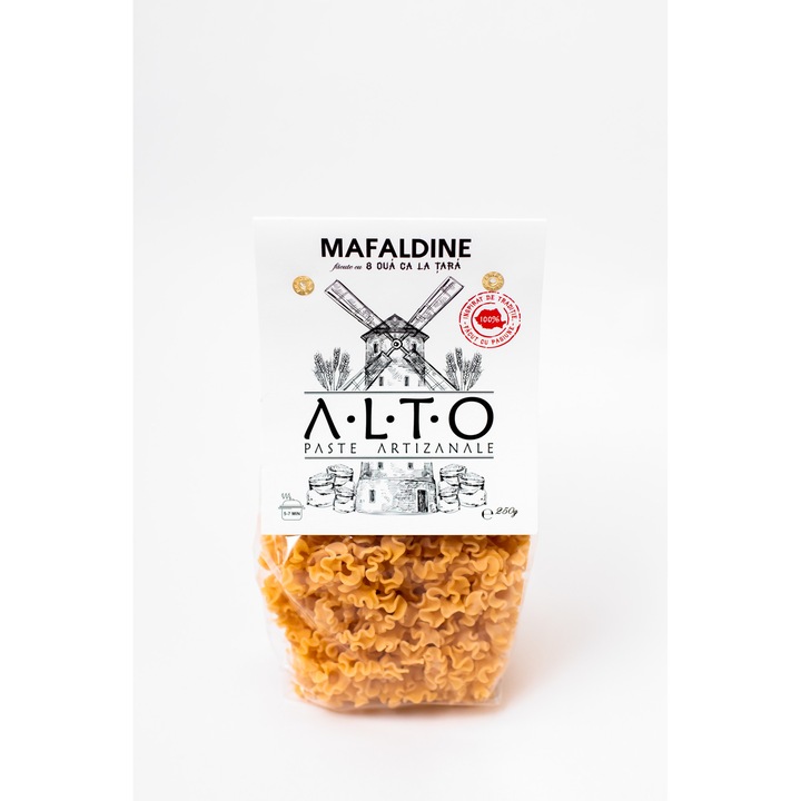 Paste Artizanale ALTO - Mafaldine cu ou 250g