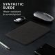 Portdocument auto Kwmobile pentru acte 10.5 x 14.8 cm, piele ecologica, negru, portabil, antizgarieturi