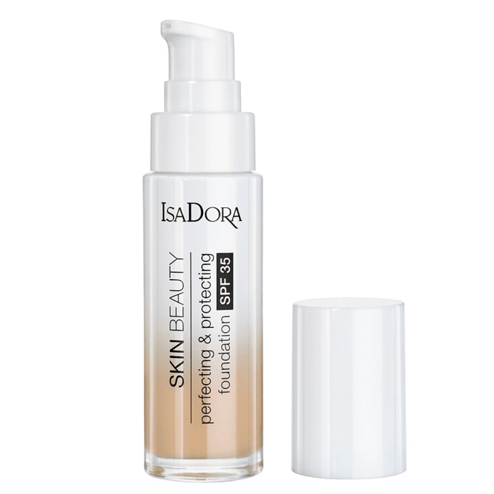 Фон дьо тен IsaDora Skin Beauty Perfecting&Protecting SPF35, Nude, 30мл