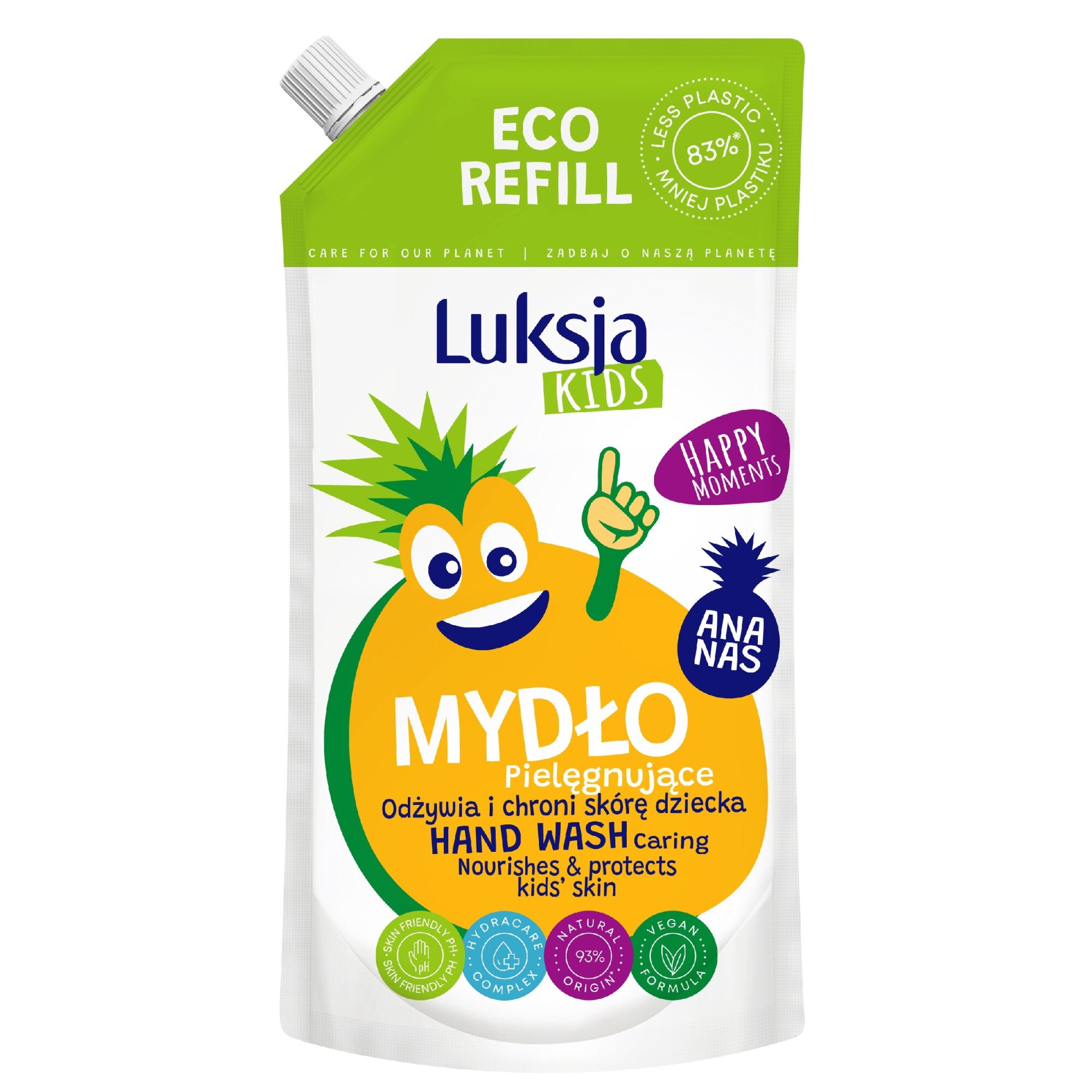 Luksja Kids - Sapone liquido nutriente per bambini Ananas