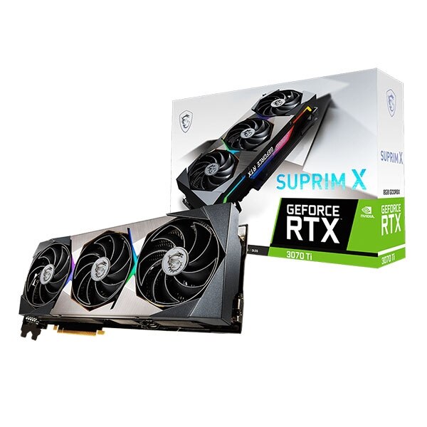 Placa video, MSI, RTX3070Ti SUPRIM X 8GB, SS300508, Argintiu - eMAG.ro
