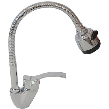 Baterie pentru bucatarie cu pipa flexibila Sanitec SN 0017, monocomanda Baterie pentru bucatarie cu pipa flexibila Sanitec SN 0017, monocomanda