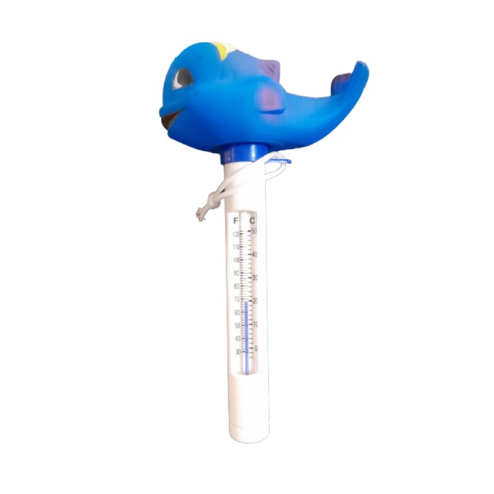 Termometru plutitor delfin