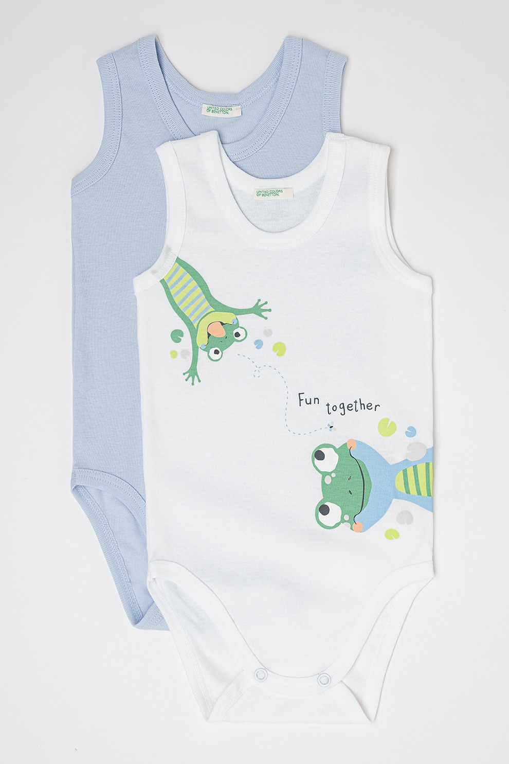 United Colors of Underwear, Боди с фигурална щампа, без ръкави