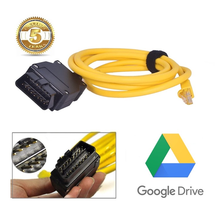 Pachet Complet Diagnoza BMW Seriile E, F, G, MOTO, Mini Cooper ENET SI K-DCAN Software inclus