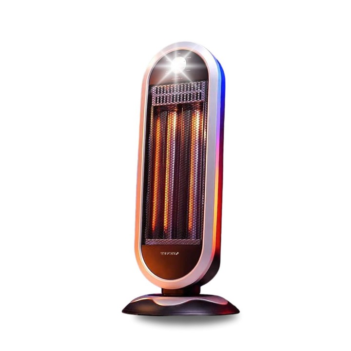 Incalzitor Infrarosu Zenet ZET-515, Rotire 180°, 2 Moduri, Negru | Incalzire Silentioasa si Eficienta pentru Acasa si Birou