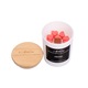 Lumanare parfumata din soia cu inimioare rosii, Apricus - Miere ardere 25h, 160 g