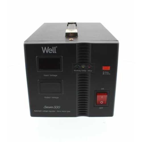 Stabilizator Automat De Tensiune Cu Servo Motor Secure 500va, Well