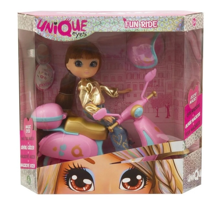 Кукла Sophia Unique Eyes с тротинетка 25 см, GPMYM11000-S