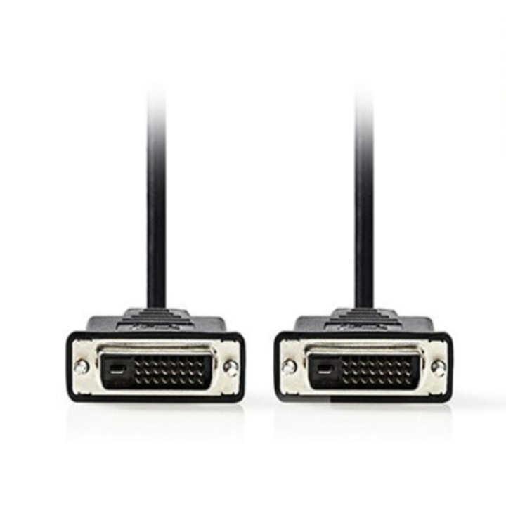 Cablu DVI-D, Negru, DVI-D 24+1-Pin tata/DVI-D 24+1-Pin tata, 2560x1600, 10m, Negru