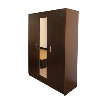 Dulap Soft 3 usi cu oglinda, wenge, 135 x 200 x 53 cm Dulap Soft 3 usi cu oglinda, wenge, 135 x 200 x 53 cm