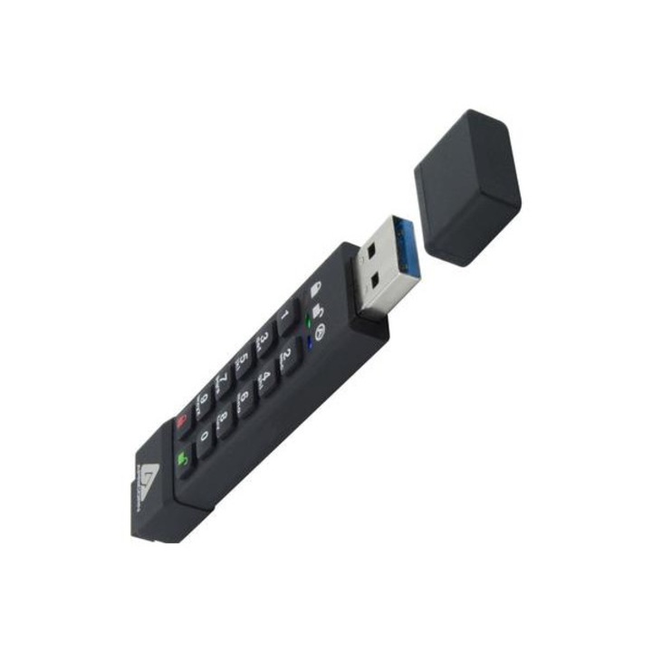 USB памет Apricorn Aegis Secure Key 3z, 32GB, USB 3.1 Черен