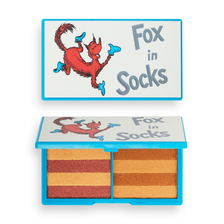 Paleta de contur, I Heart Revolution x Dr. Seuss, Fox in Socks, 10 g
