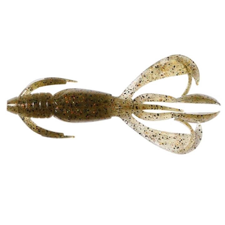 8 db-os lágy csali készlet Keitech Crazy Flapper 7,1 cm Light Watermelon Shrimp 523T, süllő, süllő vagy csuka horgászatához,