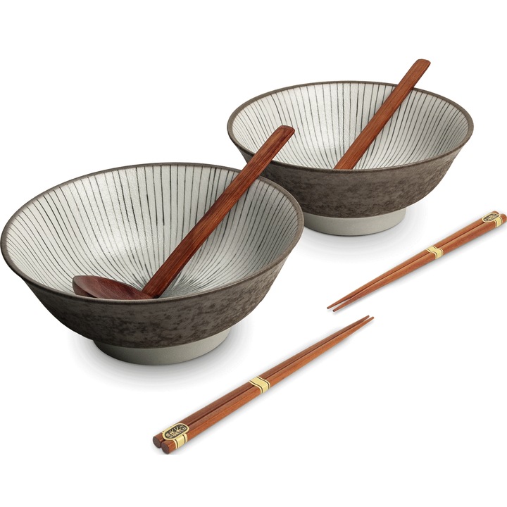 Set Ramen pentru 2 persoane din 6 piese, Shima