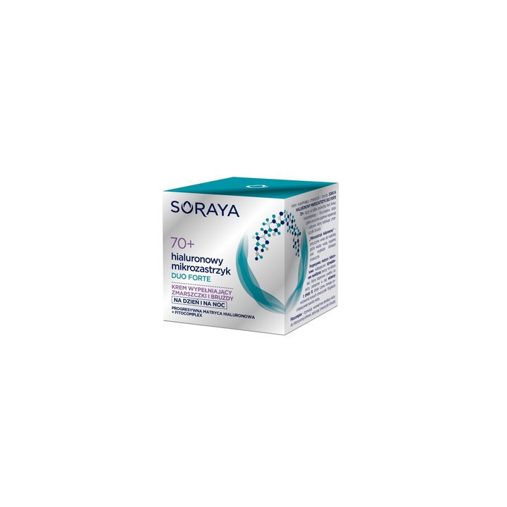 Дневен и нощен крем Soraya Hyaluronic Microinjection Duo Forte 70+, 50 ml