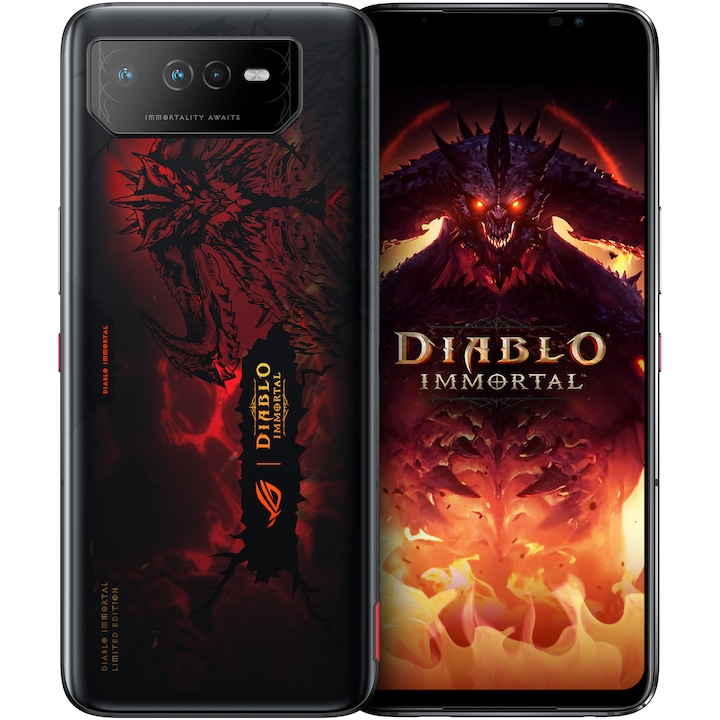 Смартфон ASUS ROG Phone 6 Diablo, Dual SIM, 512GB, 16GB RAM, 5G, Hellfire Red