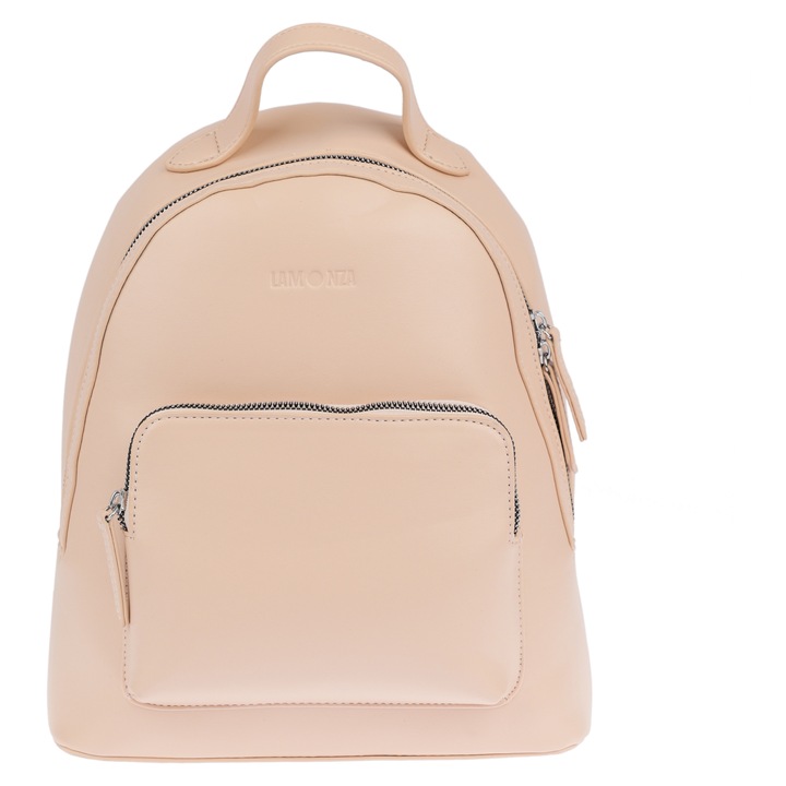 Rucsac de dama, Lamonza, Olena, Beige,25x15x30cm