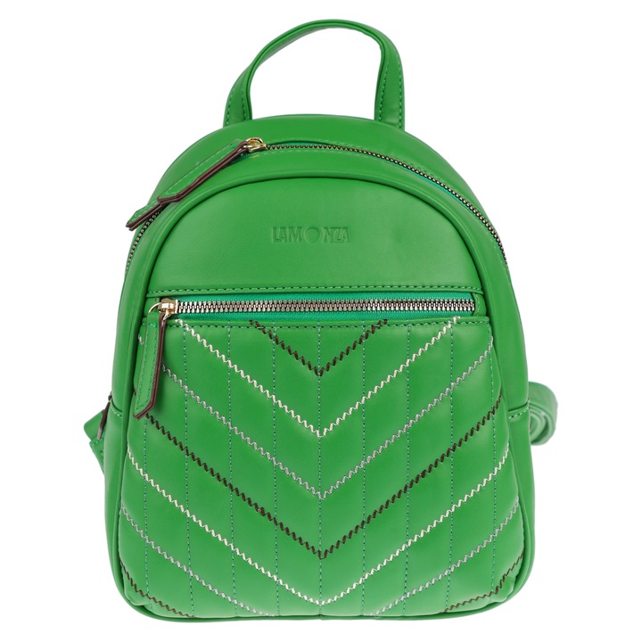Rucsac de dama, Lamonza, Elsa, Verde,20x11x25cm